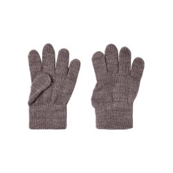 Name It Uld Vanter Strik Holla Gloves Peppercorn