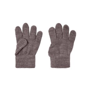 Name It Uld Vanter Strik Holla Gloves Peppercorn