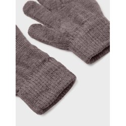 Name It Uld Vanter Strik Holla Gloves Peppercorn