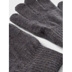 Name It Uld Vanter Strik Holla Gloves Iron Gate