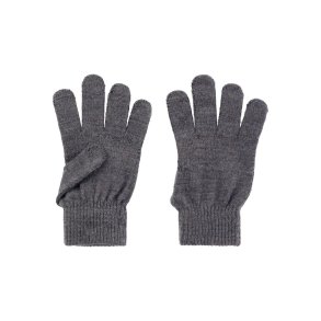 Name It Uld Vanter Strik Holla Gloves Iron Gate