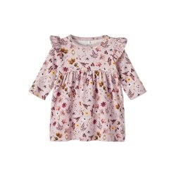 Name It Kjole LS Lahra Violet Ice