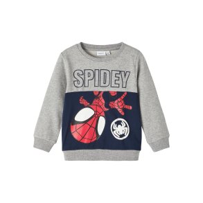 Name It Sweatshirt LS Jubi Spidey Grey Melange