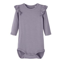 Name It Body LS Kessie Lavender Gray