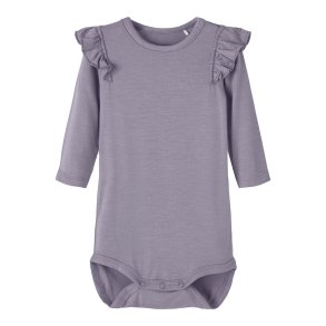 Name It Body LS Kessie Lavender Gray