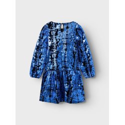 Name It Kjole LS Rulla Dazzling Blue