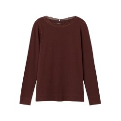 Name It Bluse LS Laja Rum Raisin