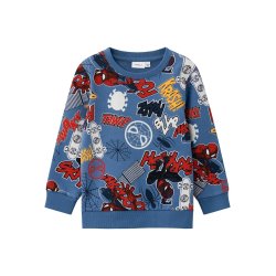Name It Sweatshirt LS Octas Spiderman Bijou Blue