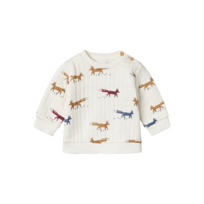 Name It Sweatshirt LS Rolin Quilt Jet Stream