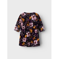 Name It Kjole LS Restanne Velour India Ink