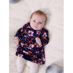 Name It Kjole LS Restanne Velour India Ink