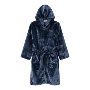 Name It Badekbe Raibe Morning Robe Dark Sapphire