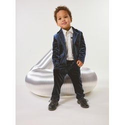 Name It Blazerjakke LS Rival Velour Dark Sapphire 