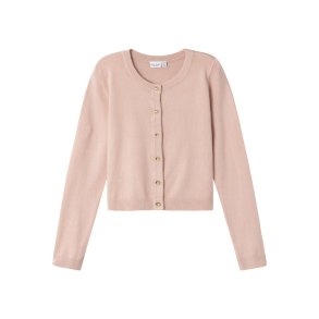 Name It Cardigan LS Strik Valma Short Rose Smoke