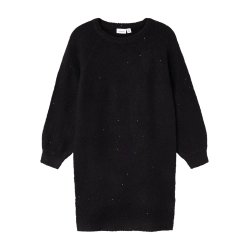 Name It Kjole Kids LS Simira Strik Black