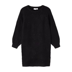 Name It Kjole Kids LS Simira Strik Black