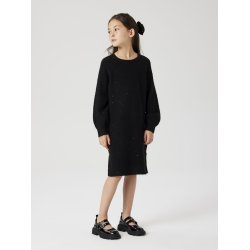 Name It Kjole Kids LS Simira Strik Black