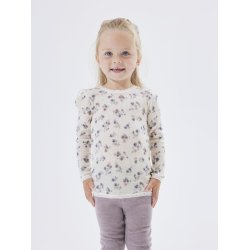 Name It Bluse LS Uld Wang Needle Snow White