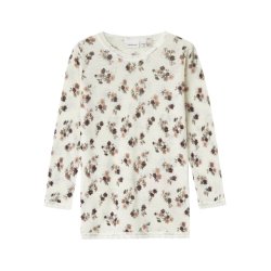 Name It Bluse LS Uld Wang Needle Snow White
