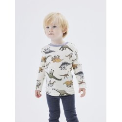 Name It Uld Bluse LS Willitus Snow White