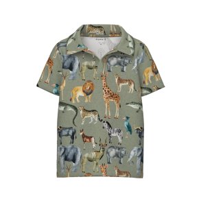 Name It Polo SS Jale Oil Green