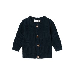 Name It Cardigan LS Baby Strik Nabel Dark Sapphire