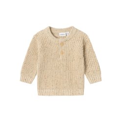 Name It Bluse Strik LS Nesalle Summer Sand