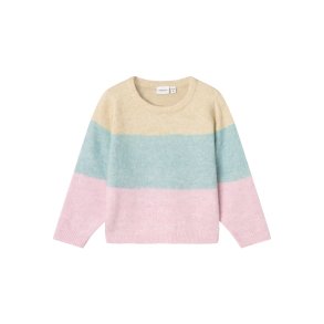 Name It Bluse Strik LS Nasille Summer Sand