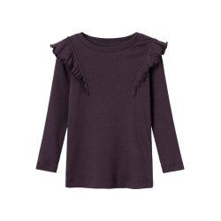 Name It Bluse LS Nilla XSL Plum Perfect