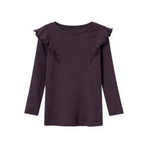 Name It Bluse LS Nilla XSL Plum Perfect
