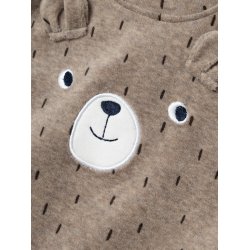 Name It Sweatshirt LS Nalwin Velour Weathered Teak