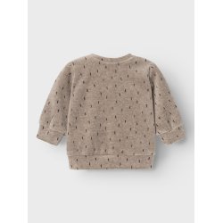 Name It Sweatshirt LS Nalwin Velour Weathered Teak