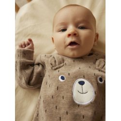 Name It Sweatshirt LS Nalwin Velour Weathered Teak