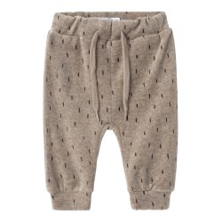 Name It Sweatpants Nalwin Velour Weathered Teak