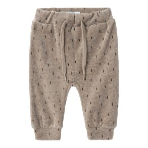 Name It Sweatpants Nalwin Velour Weathered Teak
