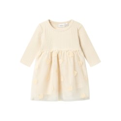 Name It Kjole LS Baby Najas Summer Sand