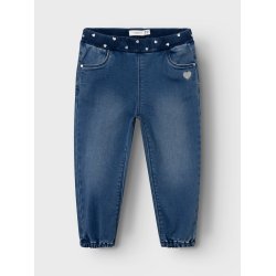 Name It Jeans Bella Round Fleece Dark Blue Denim