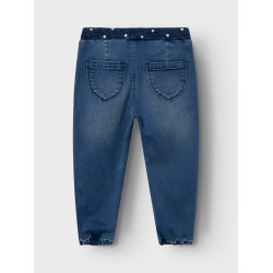 Name It Jeans Bella Round Fleece Dark Blue Denim