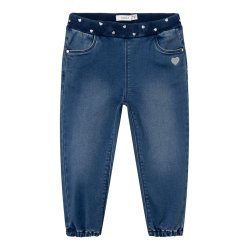 Name It Jeans Bella Round Fleece Dark Blue Denim