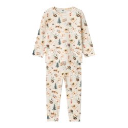 Name It Nattj LS Nightset Roccos Christmas Peyote Melange