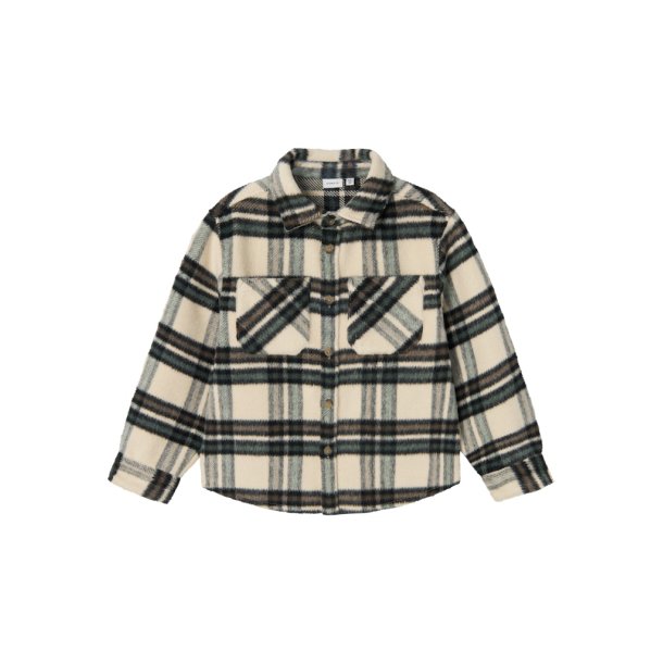 Name It Skjorte Kids LS Remolle Overshirt Summer Sand