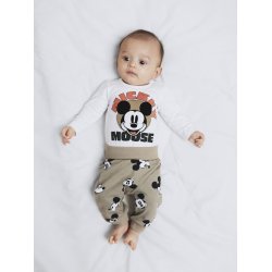 Name It Body LS Osi Mickey Mouse Bright White