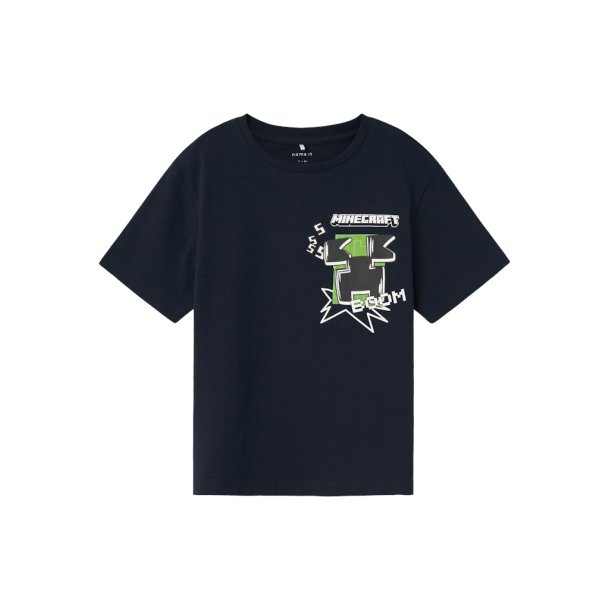 Name It T-shirt SS Kids Odet Minecraft Dark Sapphire