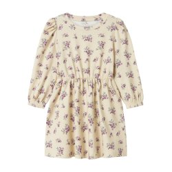 Name It Kjole Mini LS line Summer Sand