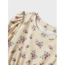 Name It Kjole Mini LS line Summer Sand