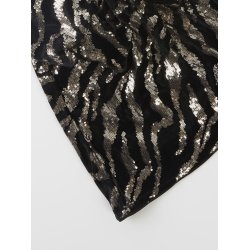 Name It Kjole Kids LS Animal High Cuff Black Zebra