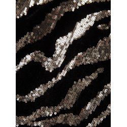 Name It Kjole Kids LS Animal High Cuff Black Zebra