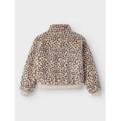 Name It Pelsjakke Kids Mila Faux Fur Oxford Tan