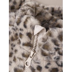 Name It Pelsjakke Mini Mila Faux Fur Oxford Tan