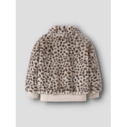 Name It Pelsjakke Mini Mila Faux Fur Oxford Tan